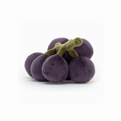 Jellycat Fabulous Fruit Grapes USA | 21390HYKJ